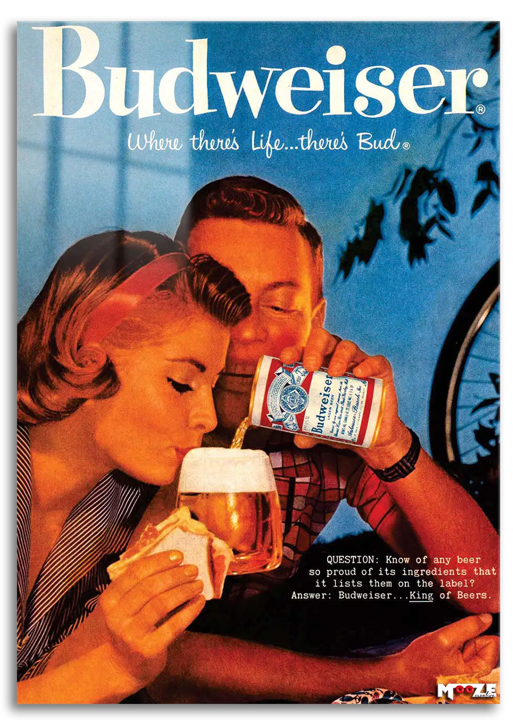 50'ler Keyfi: Budweiser Çifti Magnet