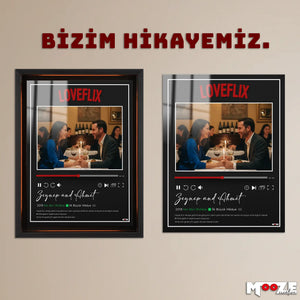 Loveflix Çift Posteri Tablo