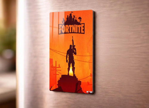 Ada Savaşı: Fortnite Silueti Magnet