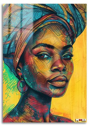 Afrika Renkleri: Grafik Portre