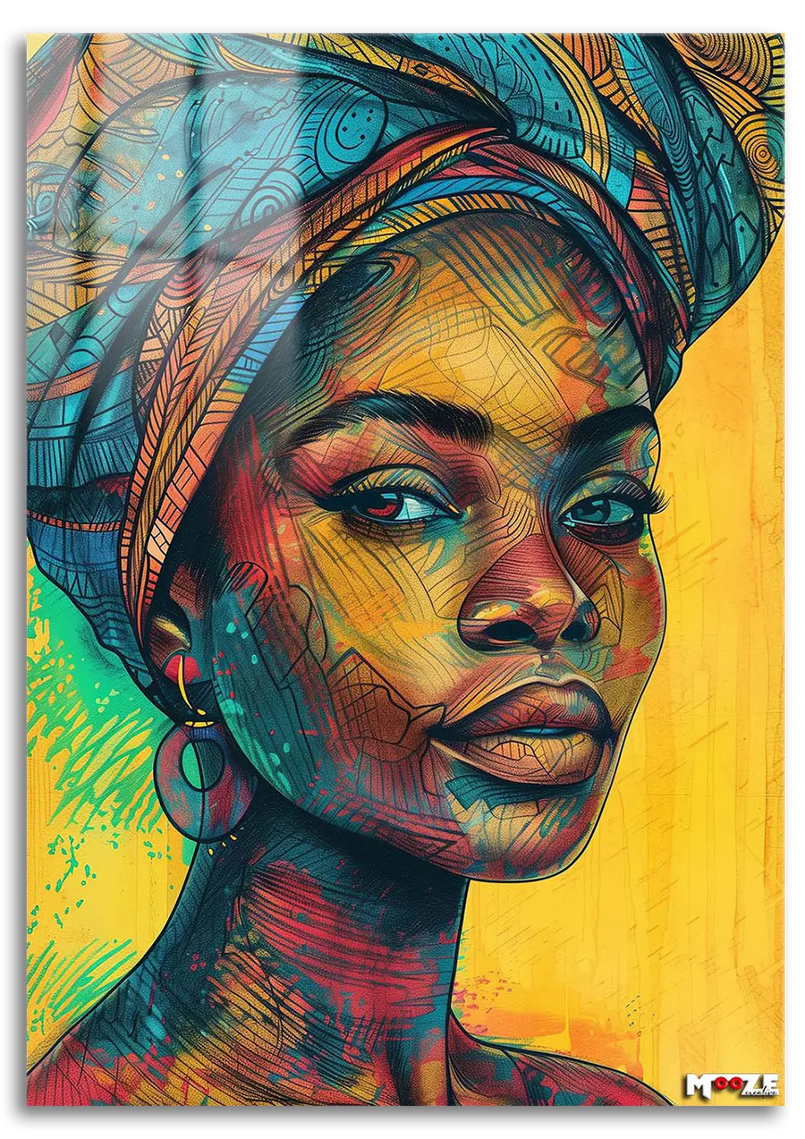 Afrika Renkleri: Grafik Portre