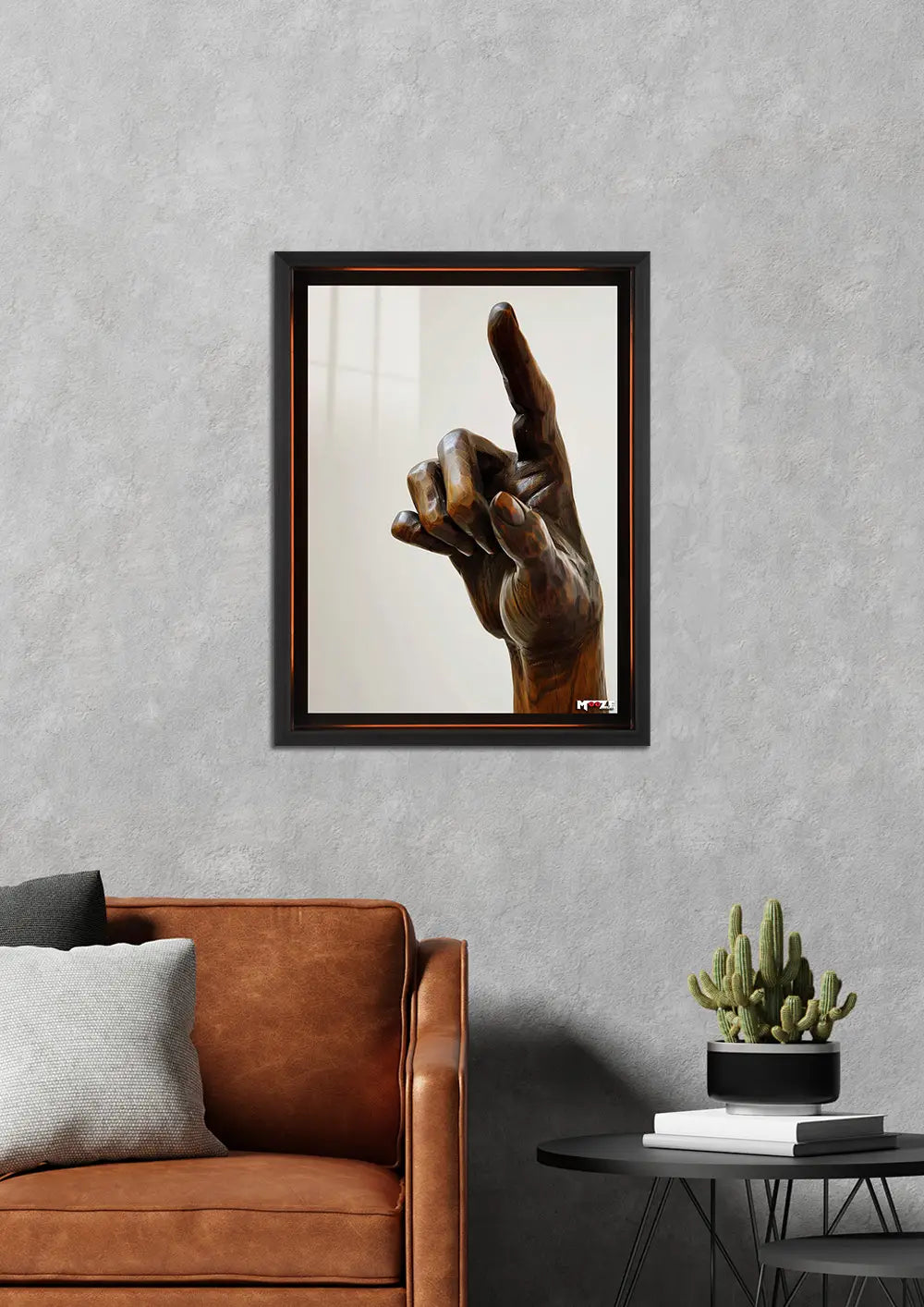 Ahşap İşaret: El Heykeli