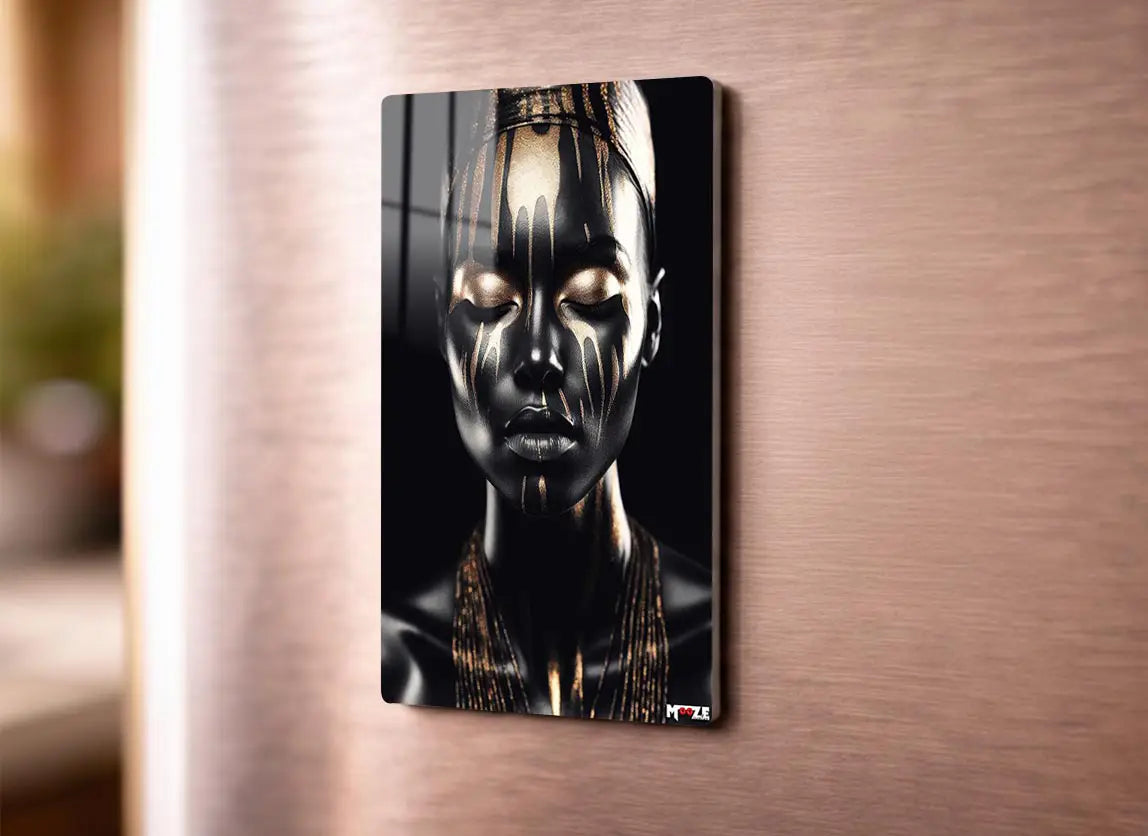 Akan Altın: Dramatik Yüz Magnet