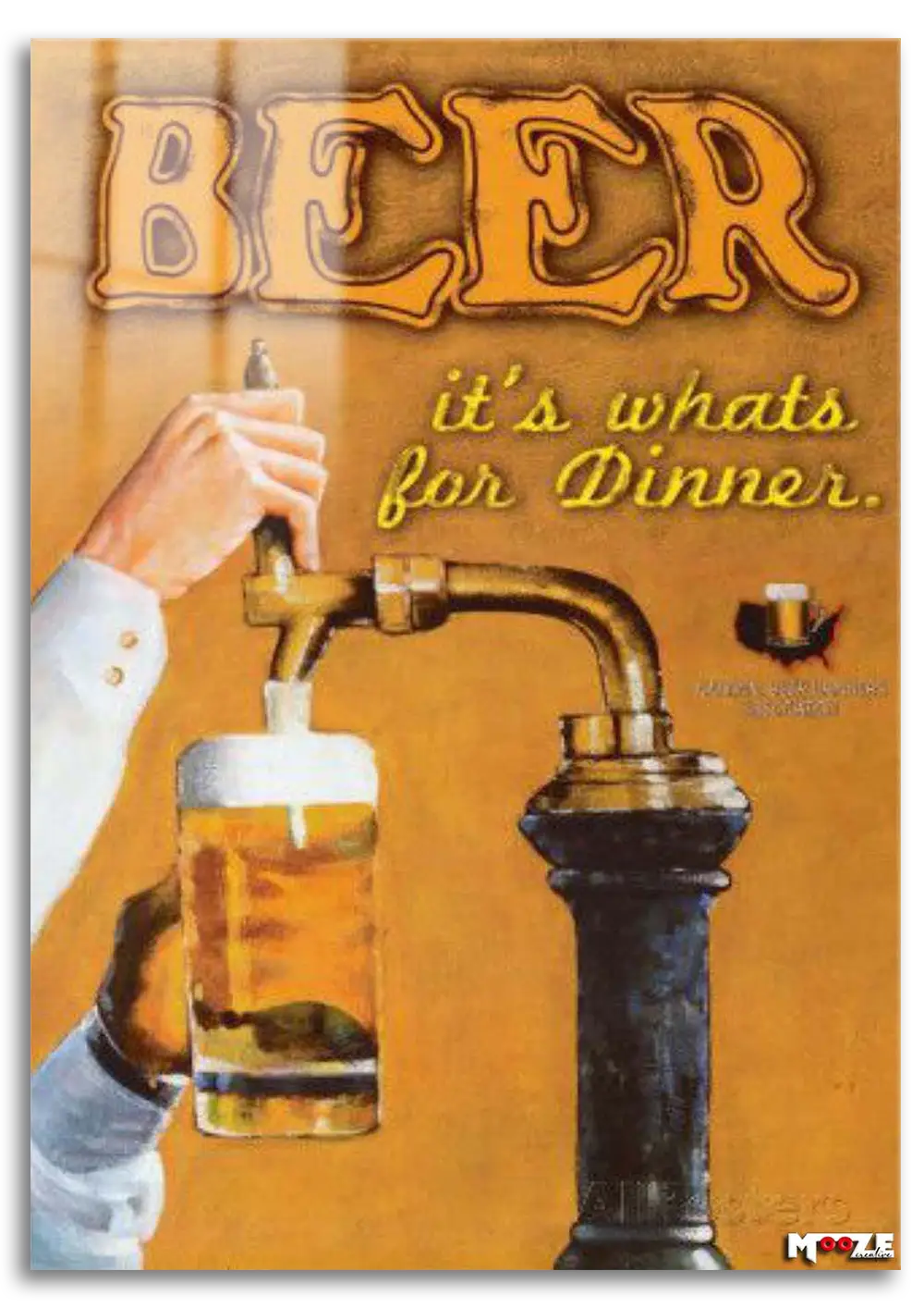 Akşam Menüsü: Bira Saati Magnet