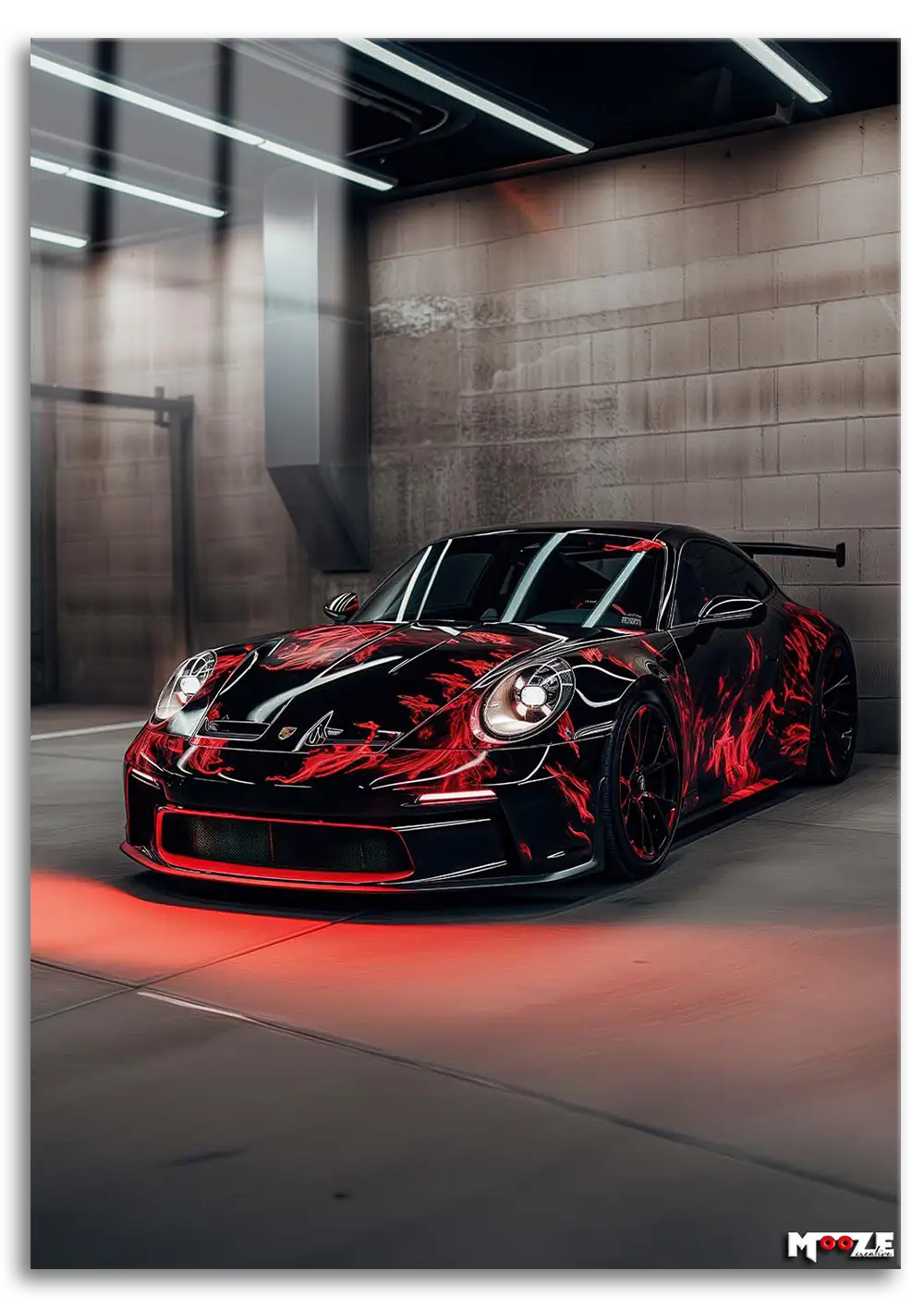 Alevli Garaj: Siyah GT3 Magnet