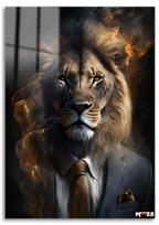 Alevli Lider: Gri Takımlı Aslan Magnet