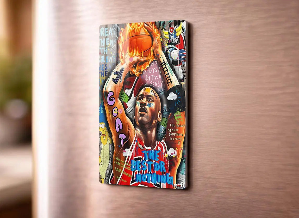 Alevli Smaç: Jordan Graffiti Magnet