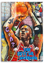 Alevli Smaç: Jordan Graffiti Magnet