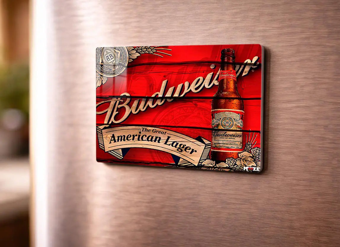 Amerikan Klasik: Budweiser Retro Magnet
