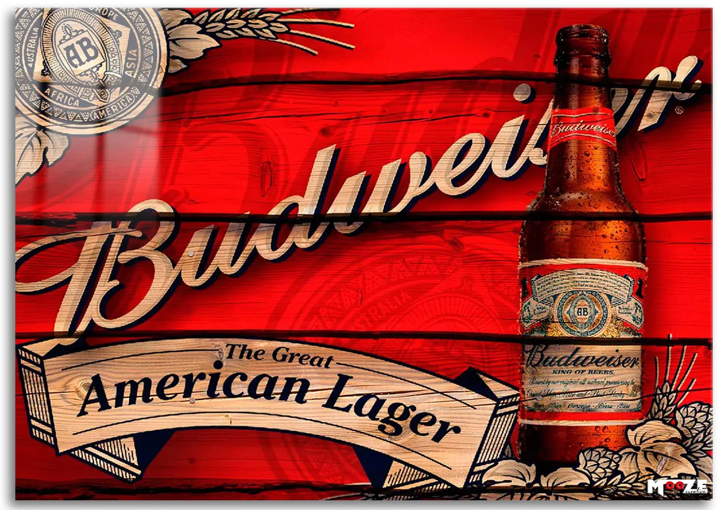 Amerikan Klasik: Budweiser Retro Magnet