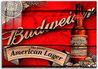 Amerikan Klasik: Budweiser Retro Magnet