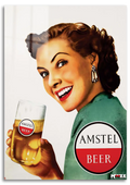 Amstel Güzeli: Retro Reklam Magnet