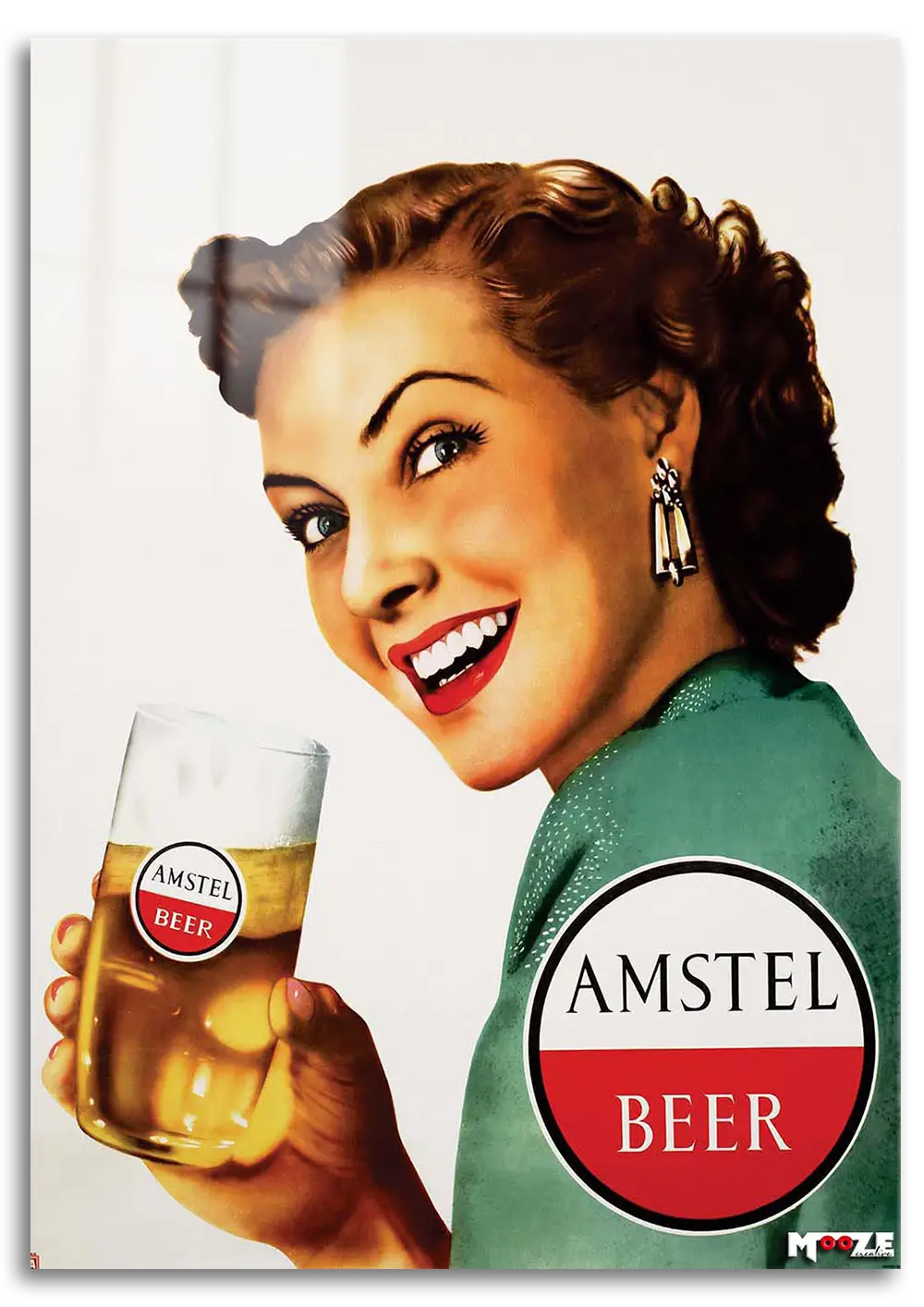 Amstel Güzeli: Retro Reklam Magnet
