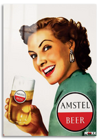 Amstel Güzeli: Retro Reklam Magnet