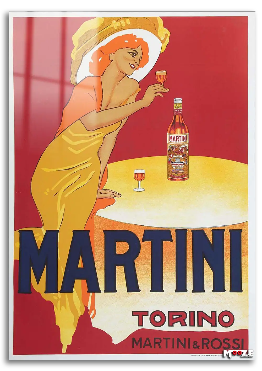 Art Deco: Martini Rossi Torino Magnet