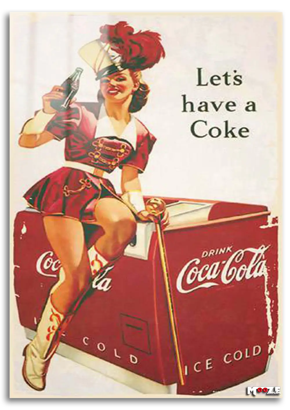 Bando Kızı: Coca-Cola Molası Magnet