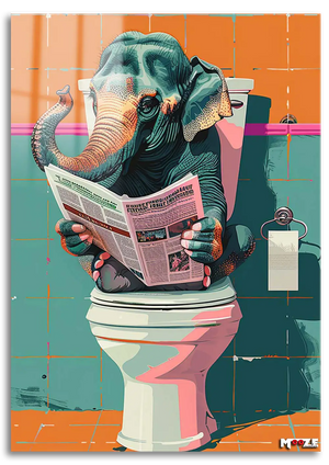 Banyo Macerası: Okuyan Fil