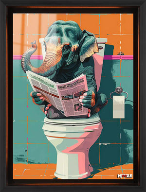 Banyo Macerası: Okuyan Fil