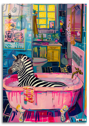 Banyo Zamanı: Küvette Zebra