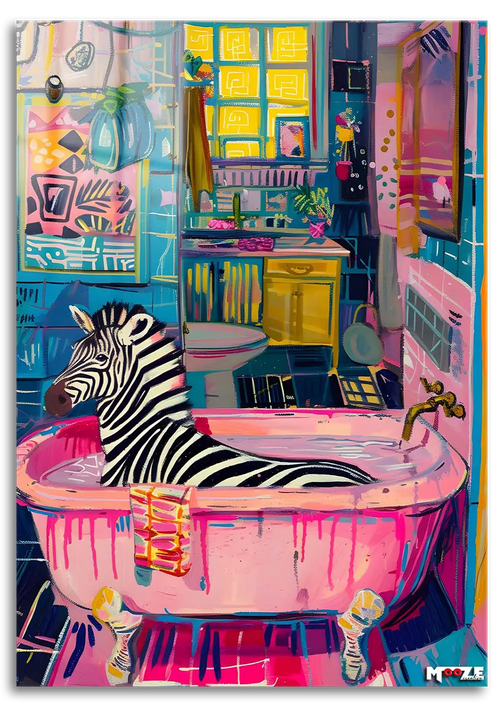 Banyo Zamanı: Küvette Zebra