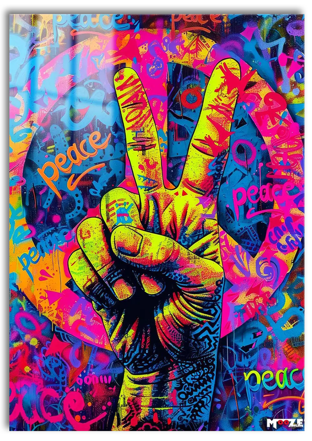 Barış Mesajı: Renkli Graffiti