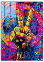 Barış Mesajı: Renkli Graffiti