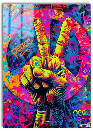 Barış Mesajı: Renkli Graffiti