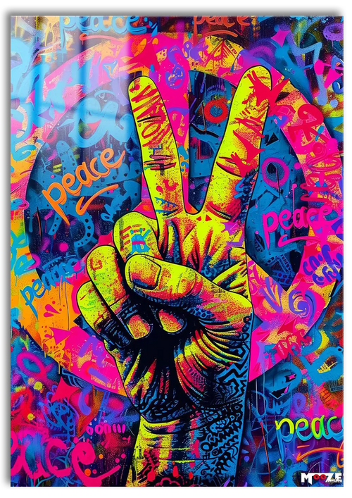 Barış Mesajı: Renkli Graffiti