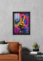 Barış Mesajı: Renkli Graffiti