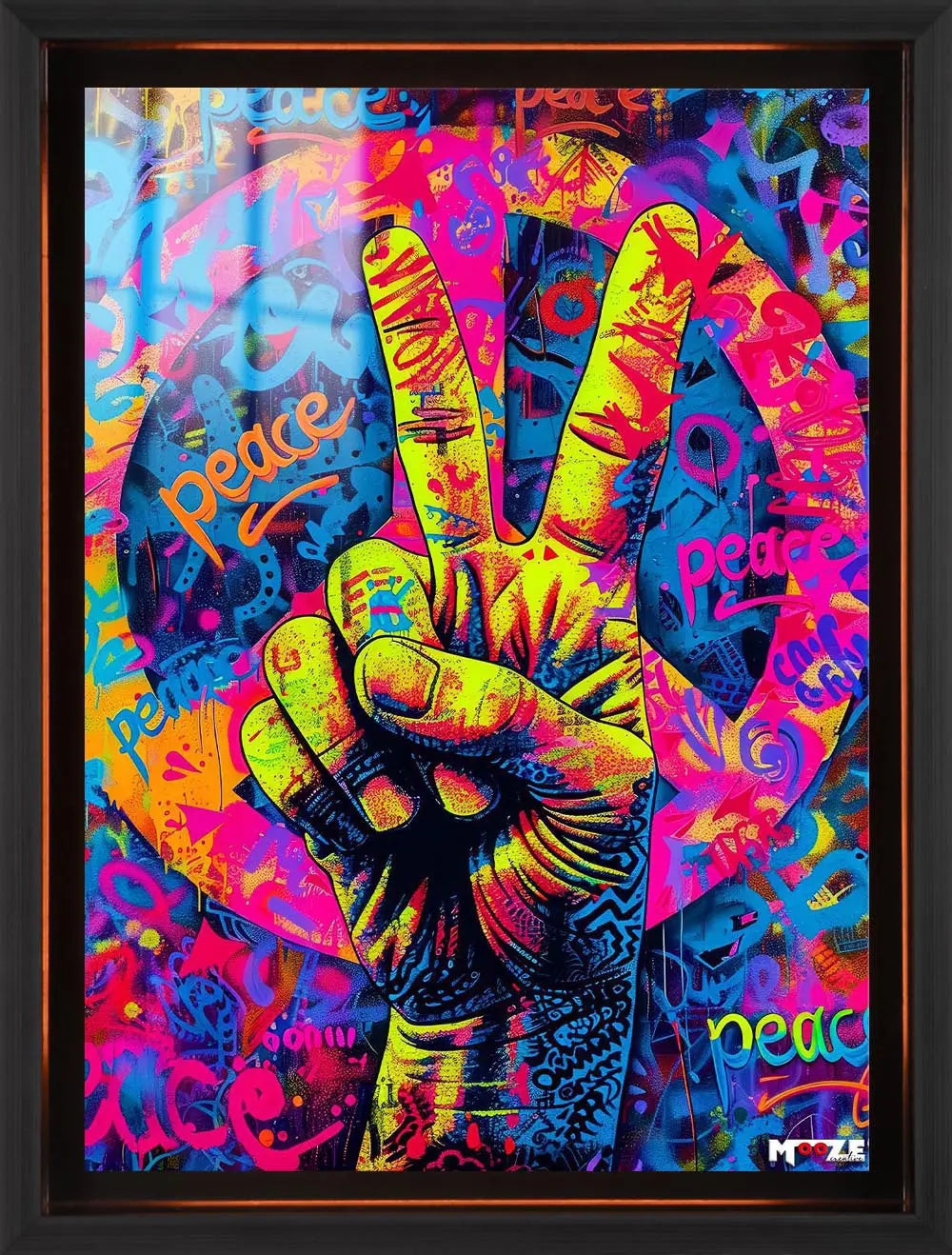 Barış Mesajı: Renkli Graffiti