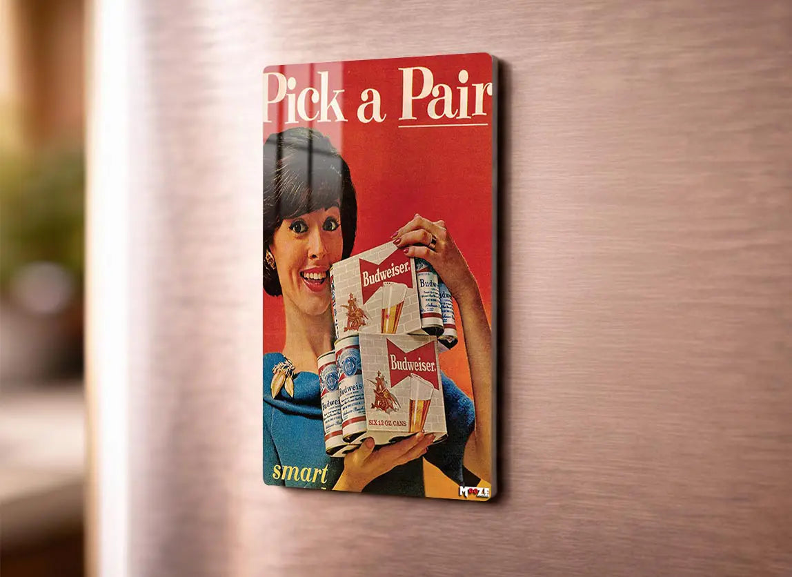 Bir Çift Seç: Budweiser 60'lar Magnet