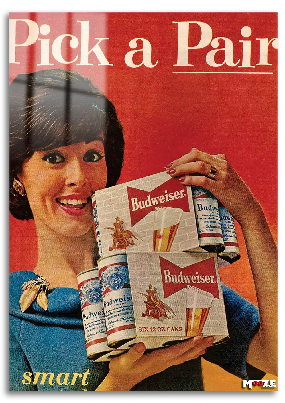 Bir Çift Seç: Budweiser 60'lar Magnet