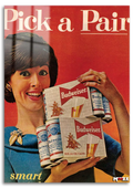Bir Çift Seç: Budweiser 60'lar Magnet