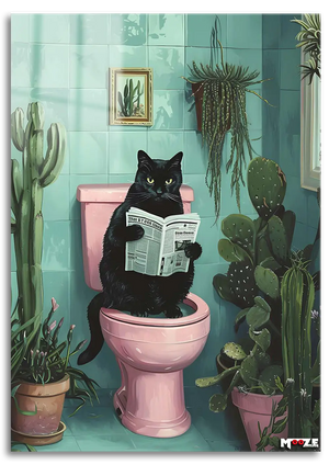 Bitkili Banyo: Okuyan Kedi