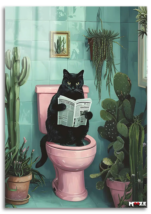 Bitkili Banyo: Okuyan Kedi