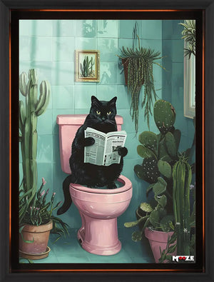 Bitkili Banyo: Okuyan Kedi