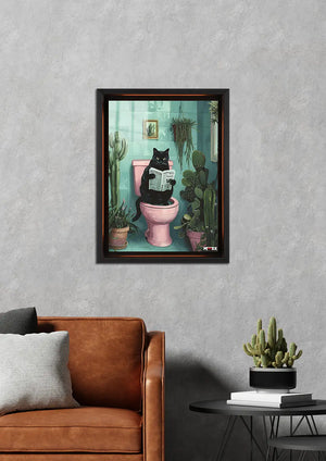 Bitkili Banyo: Okuyan Kedi