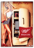 Buzdolabı Güzeli: Miller Bira Magnet
