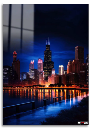 Chicago Işıkları: Gece Yansıması
