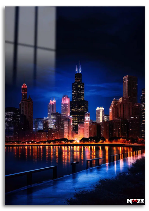 Chicago Işıkları: Gece Yansıması