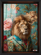 Çiçekli Aslan: Duvar Kağıdı