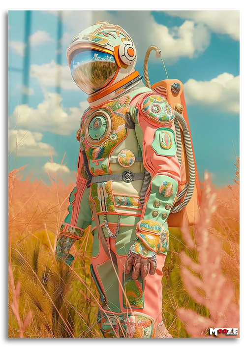 Çiçekli Astronot: Sürreal