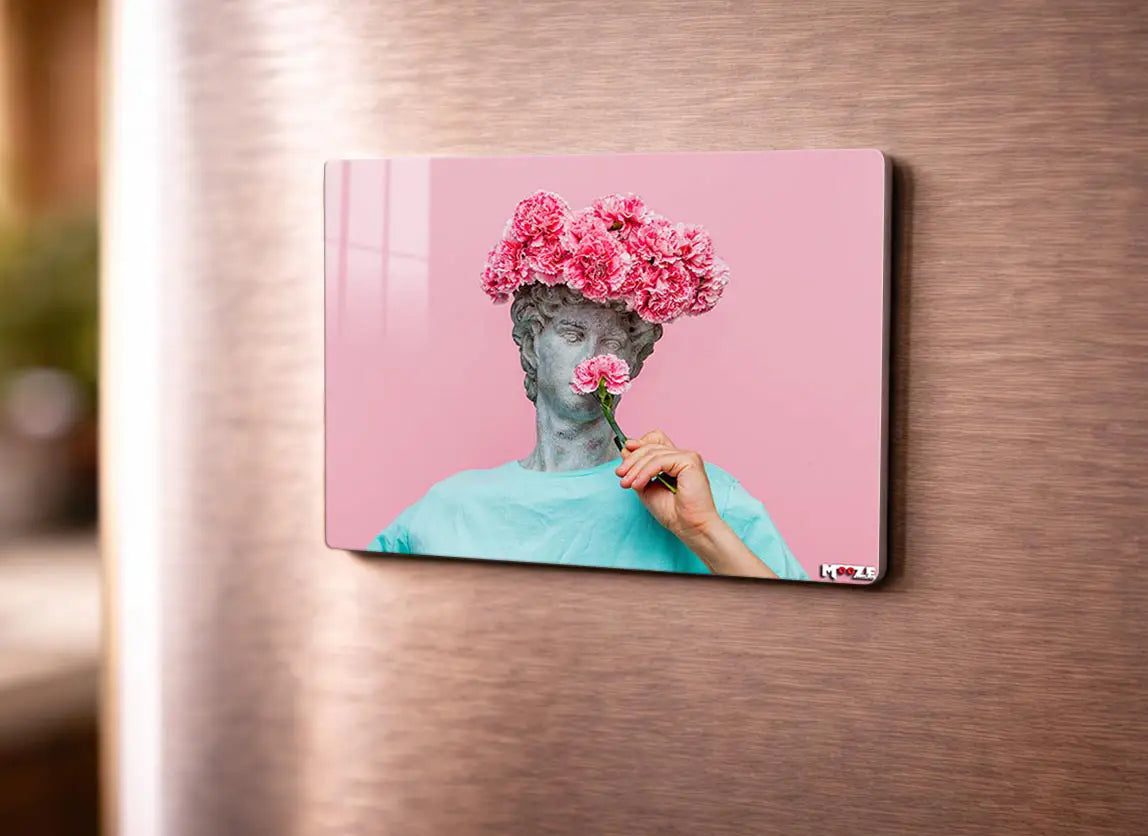 Çiçekli Estetik: Pembe Dokunuş Magnet