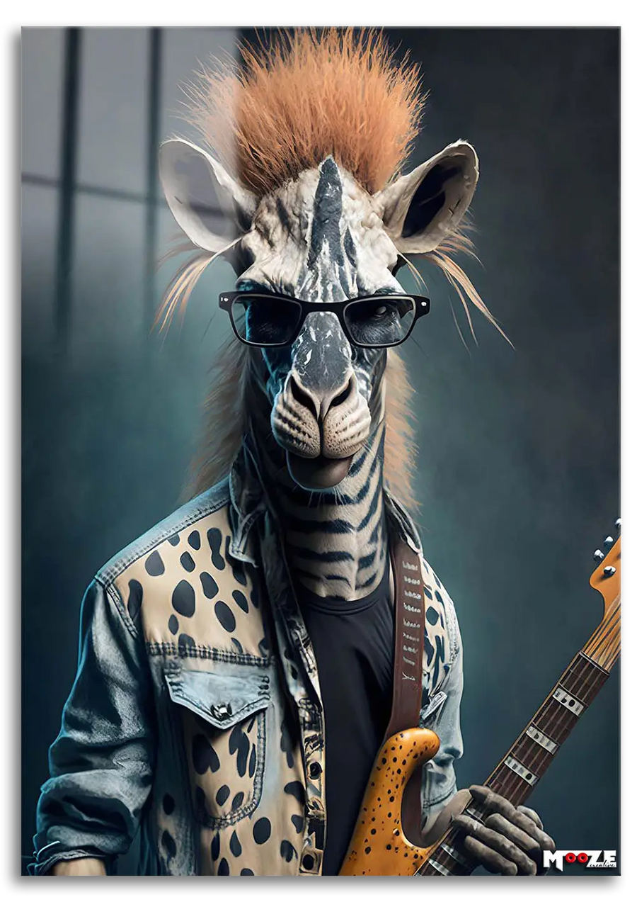 Desenli Rock: Zebra