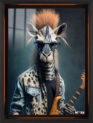 Desenli Rock: Zebra