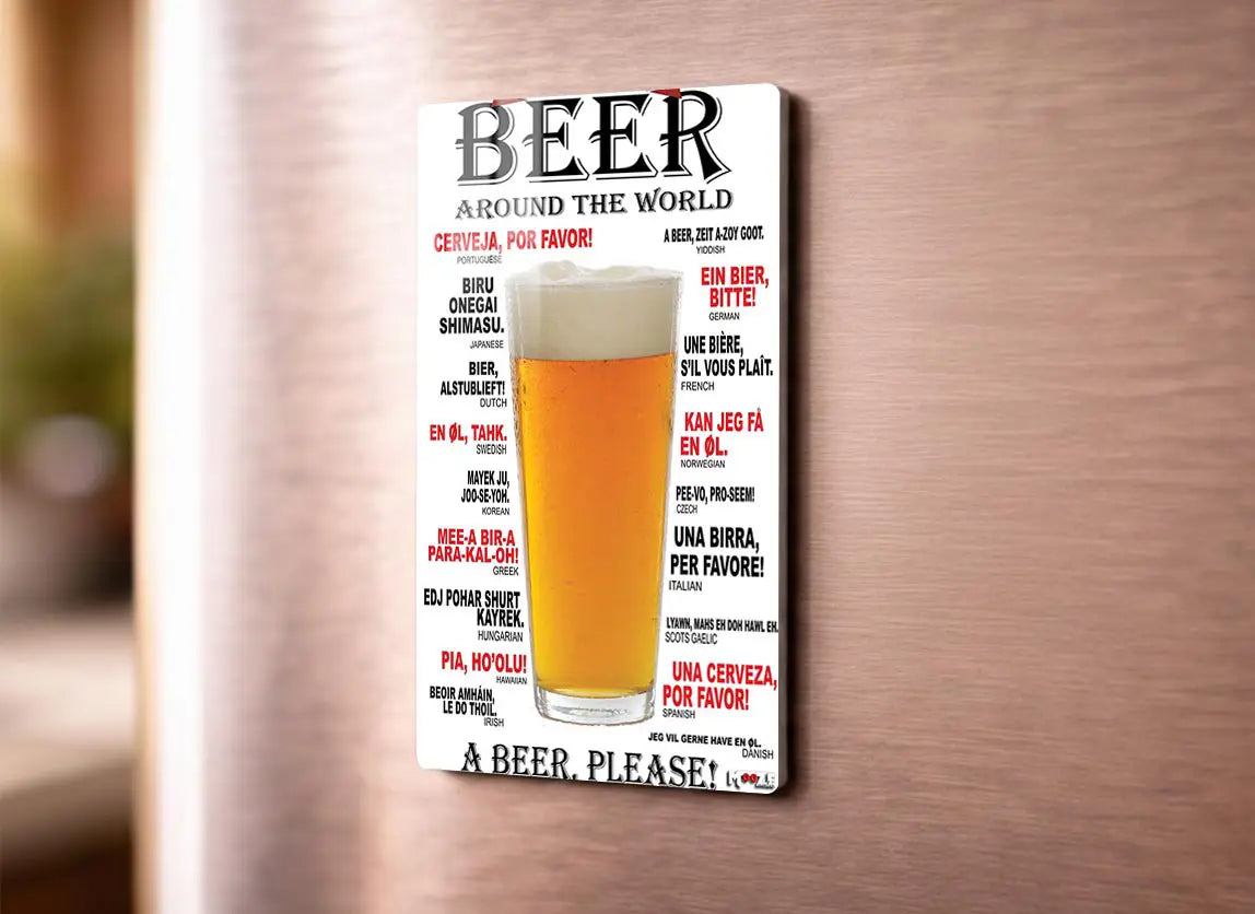 Dünya Dilleri: Bir Bira Lütfen Magnet