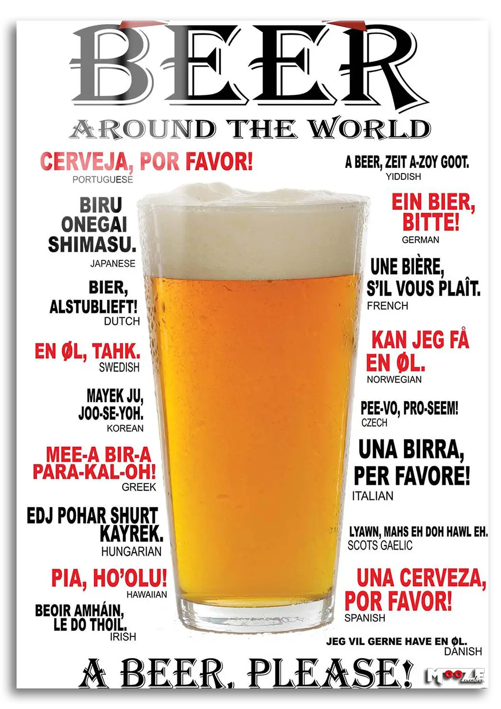 Dünya Dilleri: Bir Bira Lütfen Magnet