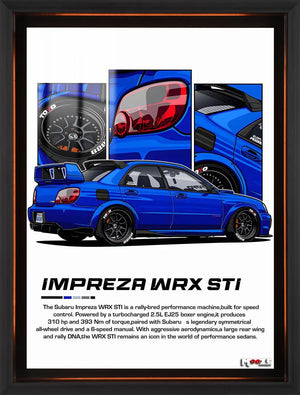 Efsane Kasa: Subaru STI Çizim