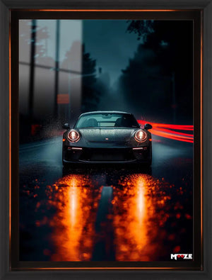 Gece Sürüşü: Islak Porsche
