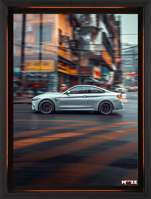 Gümüş Ok: BMW M4 Sokakta